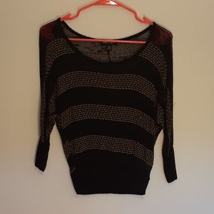 Black and Brown Sweater